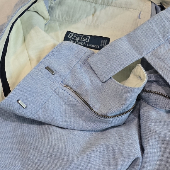 Men's Polo Ralph Lauren Shorts Size 36 Light Blue Classic Casual + FREE HAT - Picture 6 of 7